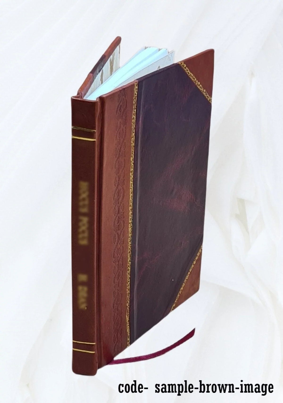 El sacristán de San Lorenzo : zarzuela en tres cuadros Volume v. 48, no. 7 1847 [Leather Bound]